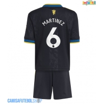 Camisa de time de futebol Manchester United Lisandro Martinez #6 Replicas 3º Equipamento Infantil 2025-26 Manga Curta (+ Calças curtas)